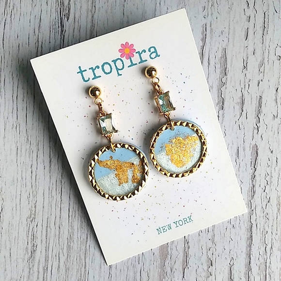 Dangling Earrings with CZ ๐ ๐ ๐ - Picture 6 of 7